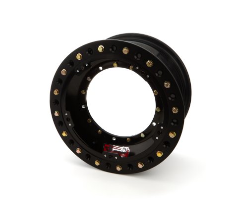 Wheel - Direct Mount - 15 x 8 in - 4.000 in Backspace - 5 x 9.75 in Bolt Pattern - Beadlock - Aluminum - Black Anodized - Each