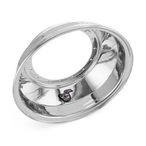 Wheel Shell - Inner or Outer - 15 x 8 in - Aluminum - Polished - Each