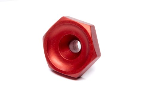 King Pin Cap - 1/2-20 in Thread - Aluminum - Red Anodized - Each