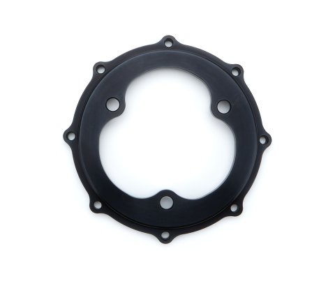 Brake Rotor Hat - 8 x 7.625 in Bolt Pattern - 3 x 5.00 in Wheel Bolt Pattern - 1 in Offset - Aluminum - Black Anodized - Sprint - Each