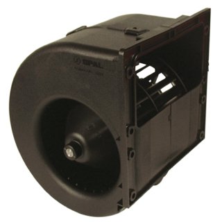 Blower Motor - Centrifugal - Single Wheel - 12V - Plastic - Black - Each