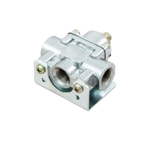 Fuel Pressure Regulator - 1 to 4 psi - In-Line - 3/8 in NPT Inlet / Outlet - Aluminum - Chrome - Gas - Each