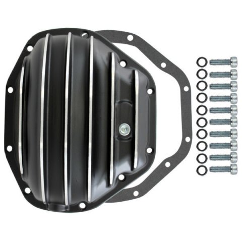 Differential Cover - Gasket / Hardware Included - Aluminum - Black Paint - Dana 80 - Each