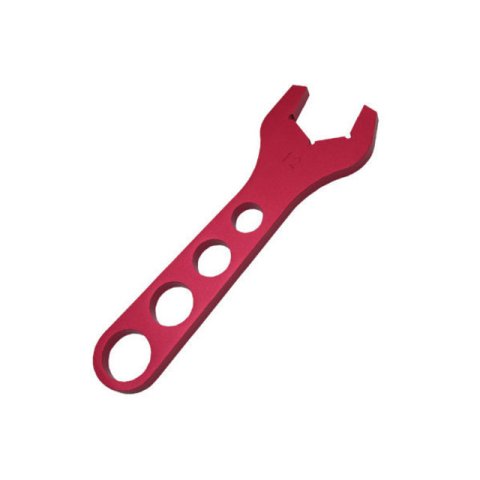 AN Wrench - Single End - 12 AN - Aluminum - Black Anodized - Each