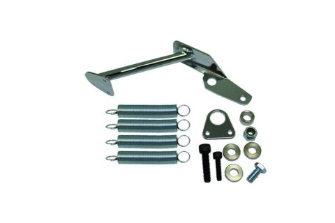 Throttle Return Spring Kit - Carb Mount - Steel - Chrome - Holley - Kit