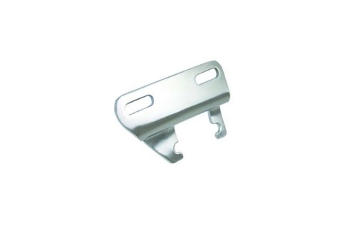 Alternator Bracket - Driver Side - Lower - Header Mount - Steel - Chrome - Short Water Pump - GM Alternator - Small Block Chevy - Each