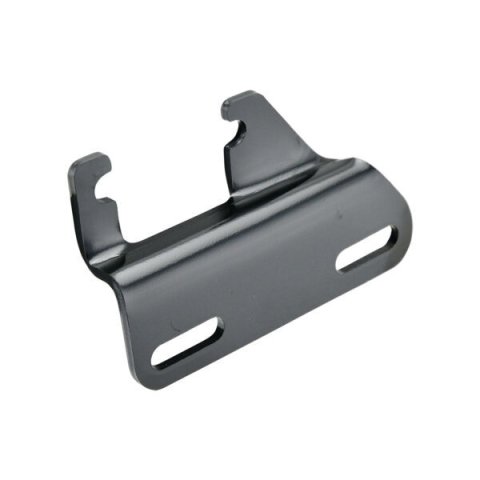 Alternator Bracket - Driver Side - Lower - Header Mount - Steel - Black Paint - Short Water Pump - GM Alternator - Small Block Chevy - Each