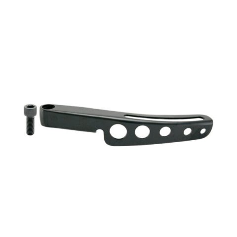Alternator Bracket - Passenger Side - Upper - Water Pump Mount - Steel - Black Paint - Long Water Pump - Big Block Chevy / Small Block Chevy - Each