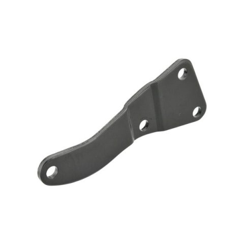 Alternator Bracket - Driver Side - Low Mount - Head Mount - Steel - Black Paint - Long Water Pump - Big Block Chevy - Kit