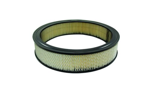 Air Filter Element - Round - 14 in Diameter - 3 in Tall - Wire Mesh Included - Paper - White - Universal - Each