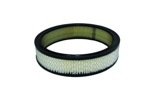 Air Filter Element - Round - 10 in Diameter - 2 in Tall - Wire Mesh Included - Paper - White - Universal - Each