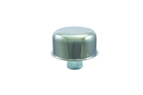 Breather - Push-In - Round - 3/4 in Hole - Steel - Chrome - Each