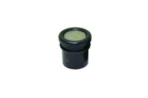 Breather Grommet - Baffled - 1 in ID - 1.25 in OD - 1.42 in Thick - Rubber - Black - Each