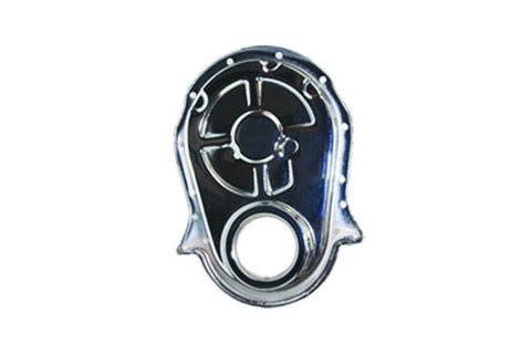 Timing Cover - 1-Piece - Steel - Chrome - Big Block Chevy - Each