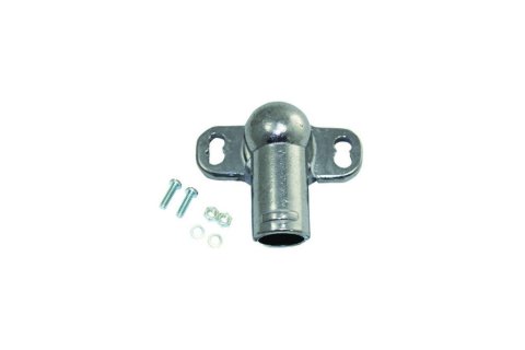 Air Cleaner PCV Fitting - 90 Degree - 2 in Length - 3/4 in Hose Barb - Aluminum - Natural - Each