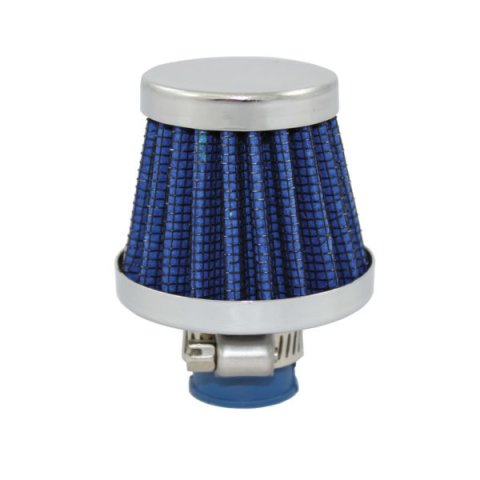 Breather - Clamp-On - Conical - 1/2 in OD Tube - Reusable - Rubber / Steel - Blue - Each
