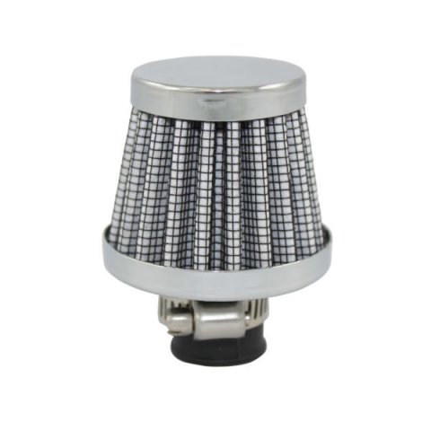 Breather - Clamp-On - Conical - 1/2 in OD Tube - Reusable - Rubber / Steel - White - Each