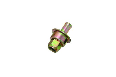 Check Valve - 1/2 in NPT Female Inlet - 5/8 in Hose Barb Outlet - Steel - Cadmium - Specialty Chrome Style Crankcase Evacuation System - Each