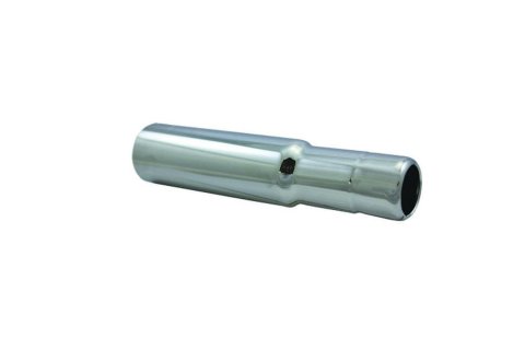 Oil Filler Tube - Push-In - Manifold Mount - 1-1/4 in to 1-1/2 in Manifold Hole - Steel - Chrome - Each