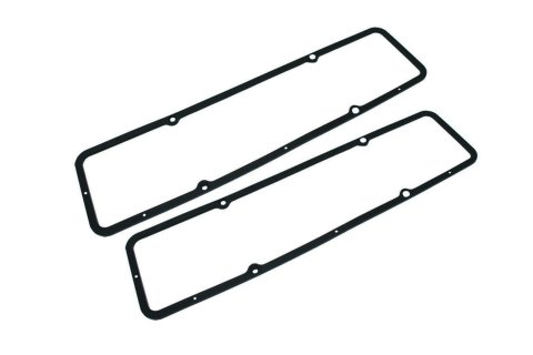 Valve Cover Gasket - 0.188 in Thick - Steel Core Silicone Rubber - Small Block Chevy - Pair