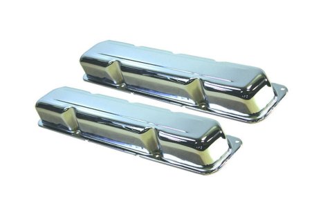 Valve Cover - Stock Height - Steel - Chrome - AMC V8 - Pair