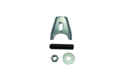 Distributor Hold Down - Competition Style - Stud Mounted - Hardware Included - Steel - Chrome - Chevy V8 - Each