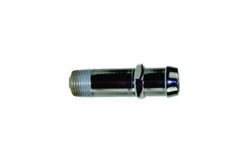 Fitting - Adapter - Straight - 1/2 in NPT Male to 3/4 in Hose Barb - Steel - Chrome - Heater Hose - Each