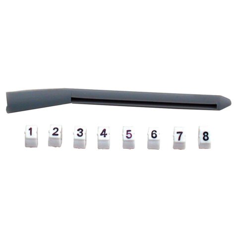 Spark Plug Wire Markers - Cylinder Markers - 8 mm - Plastic Clips - Set of 8