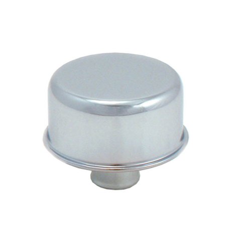 Breather - Push-In - Round - 1-1/4 in Holes - Steel - Chrome - Each
