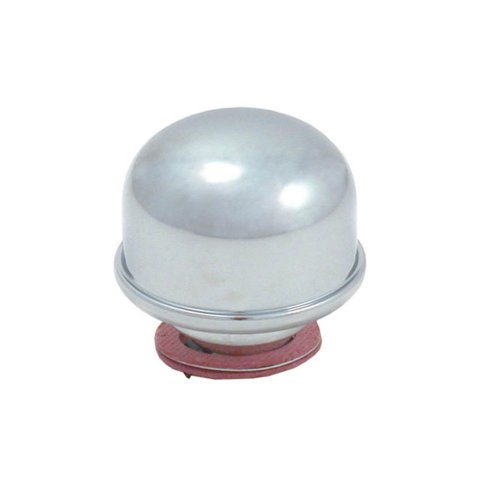 Breather - Twist-On - Round - Steel - Chrome - Each