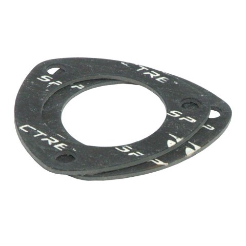 Collector Gasket - 0.125 in Thick - 3 in Diameter - 3-Bolt - Compressed Ceramic Fiber - Pair