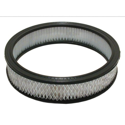 Air Filter Element - Round - 9 in Diameter - 2 in Tall - Paper - White - Each