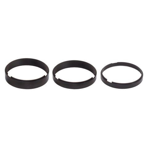 Air Cleaner Riser - 0.25 in / 0.5 in / 1 in Thick - 5-1/8 in Carb Flange - Plastic - Black - Kit