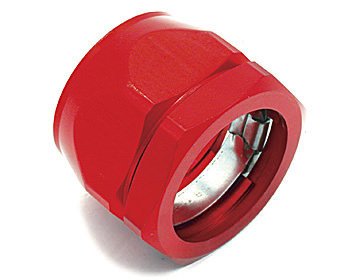 Hose Clamp - Magna Clamp - Worm Gear - 1-3/4 in Hose - Hex - Aluminum - Red Anodized - Each