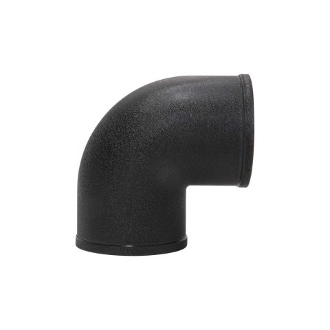 Tubing Elbow - 90 Degree - 3 in OD - Plastic - Black - Each