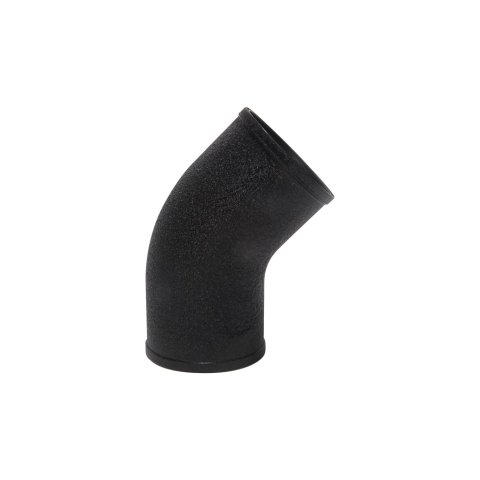 Tubing Elbow - 45 Degree - 3 in OD - Plastic - Black - Each