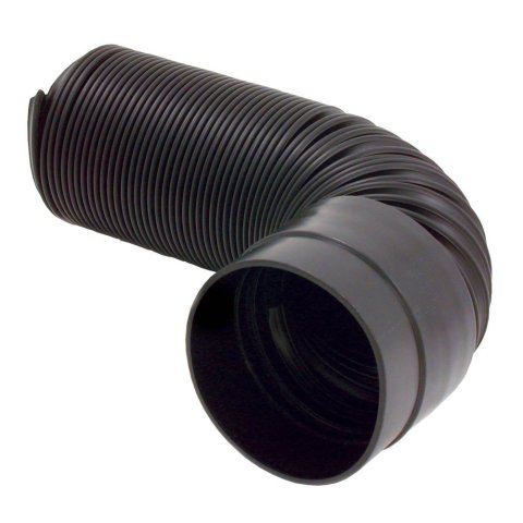 Air Induction Hose - 3 in Diameter - 28 in Long - Two Silicone Couplers Included - Plastic - Black - Each