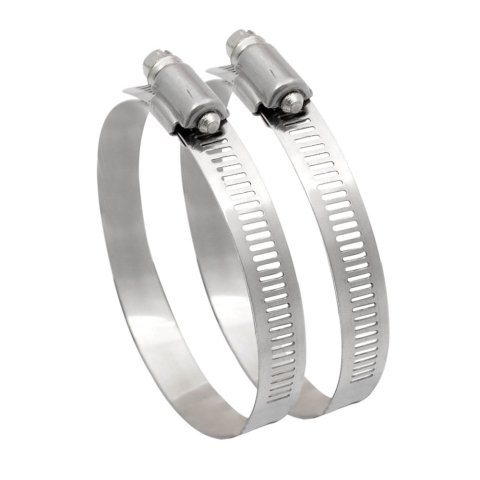 Hose Clamp - Worm Gear - 4 in - Stainless - Each