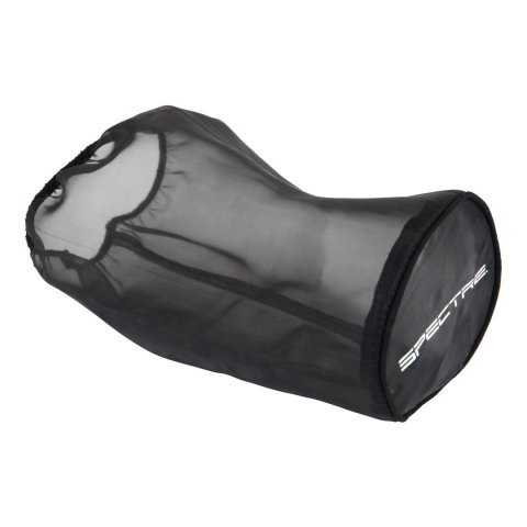 Air Filter Wrap - Pre Filter - 5.5 in Base - 4.75 in Top - 9.125 in Tall - Polyester - Black - Each