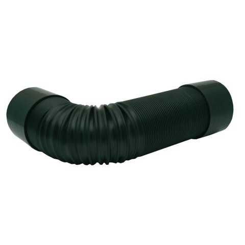 Air Induction Hose - 4 in Diameter - 41 in Long - Two Silicone Couplers Included - Plastic - Black - Each