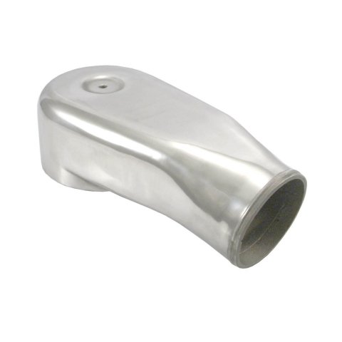 Carburetor Plenum - 4 in Inlets - Aluminum - Polished - 5-1/8 in Carb Flange - Each