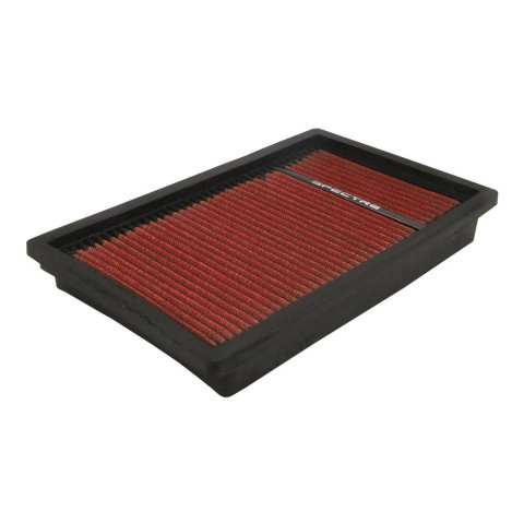 Air Filter Element - Panel - 11 x 6.5 in - 1.313 in Tall - Synthetic - Red - Various Applications - Each