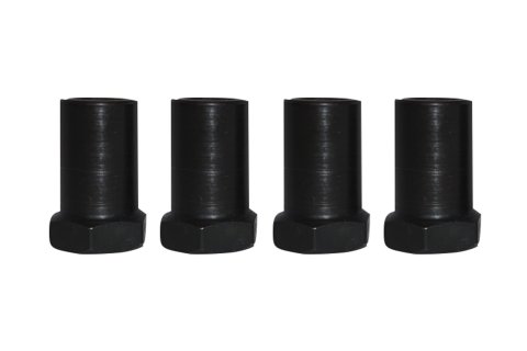Rocker Arm Nut - Race Series Polylock - 3/8-24 in Thread - Steel - Black Oxide - Set of 4