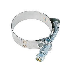 Exhaust Clamp - Band Clamp - 3 in Diameter - Stainless - Natural - Each