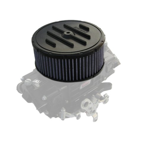 Air Filter Element - Round - Engine Warm Up - Dirt - 6.625 in Diameter - Reusable Cotton - White - Universal - Each