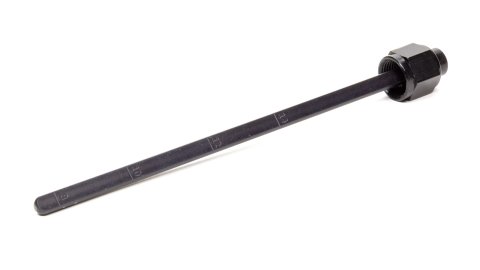 Fuel Cell Dipstick - 8 AN Cap - 8 in Long - Aluminum - Black Anodized - Superior 16 Gallon Cells - Kit