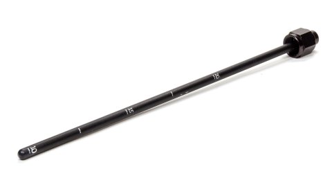 Fuel Cell Dipstick - 8 AN Cap - 11 in Long - Aluminum - Black Anodized - Superior 22 Gallon Cells - Kit