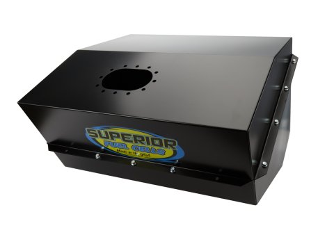 Fuel Cell Can - 30 gal - 24 in Wide x 21 in Deep x 20.5 in Tall - Steel - Black Paint - Dirt Late Model / Modified - Each