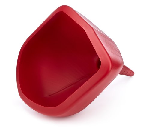 Funnel - 11 x 8.5 in Jug Shape - Plastic - Red - Each