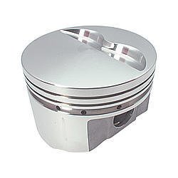 Piston - Small Block 360 - Forged - 4.030 in Bore - 1/16 x 1/16 x 3/16 in Ring Grooves - Minus 5.00 cc - Small Block Mopar - Set of 8
